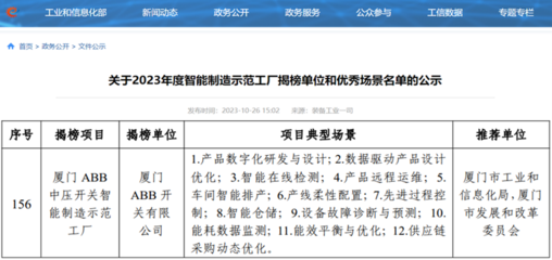 工信部2023 年度智能制造示范工厂揭榜单位名单.png