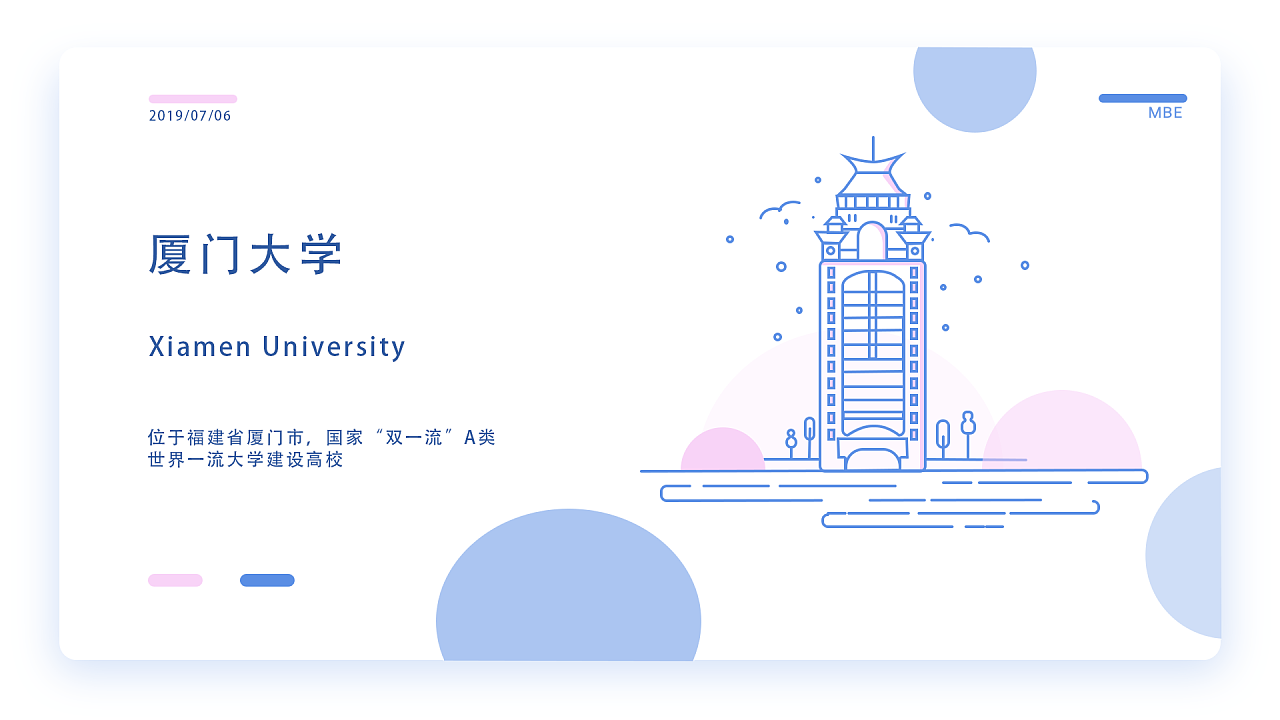 MBE建筑图标设计--厦门