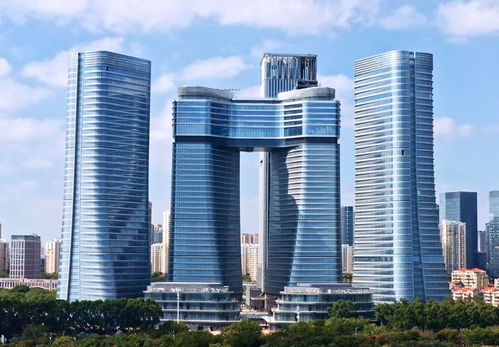 厦门新地标竣工 建筑呈一个 门 字