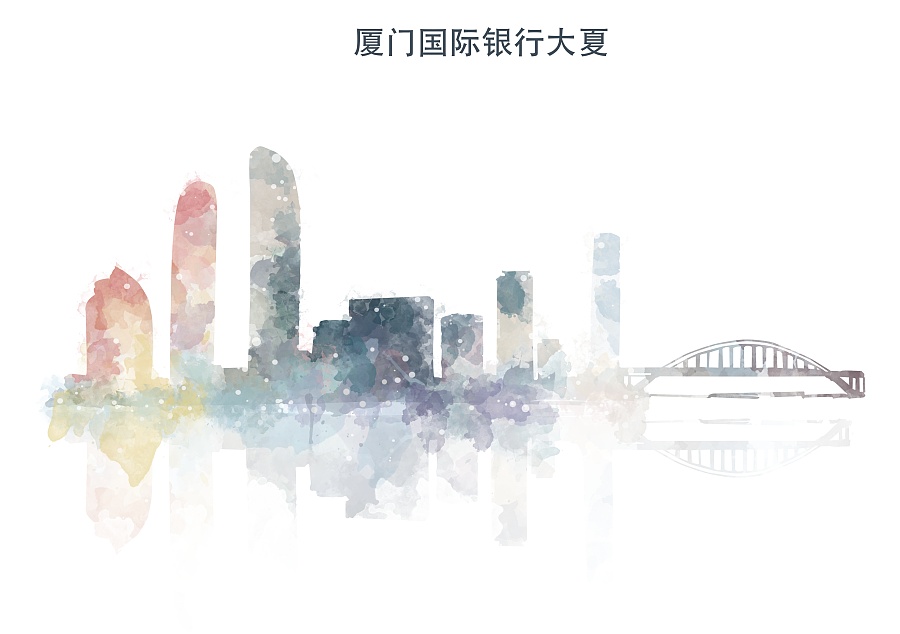 厦门风景插画|商业插画|插画|待待就好 - 原创设计作品 